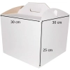 Pudełko na ciasto chrzest wesele karton na tort opakowanie 30x30x25 solidny